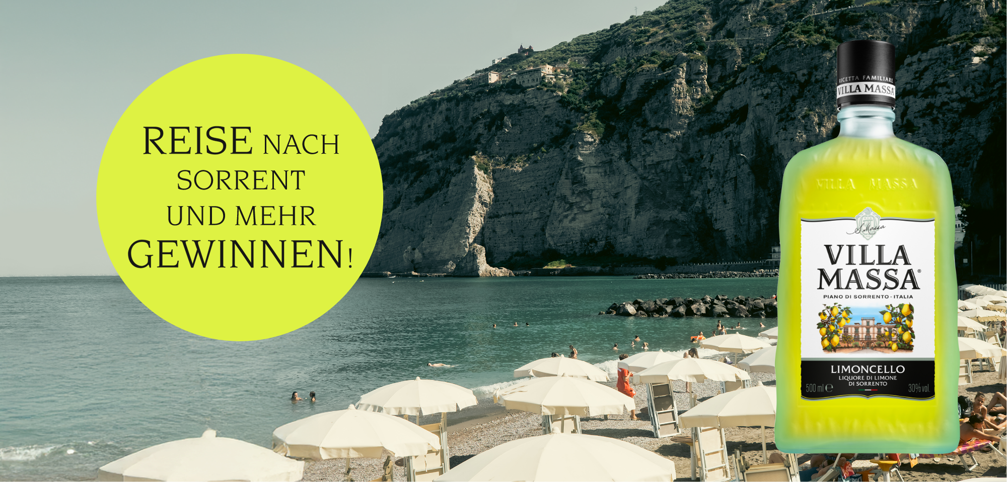 Gewinne mit Villa Massa eine Reise nach Sorrent und mehr!