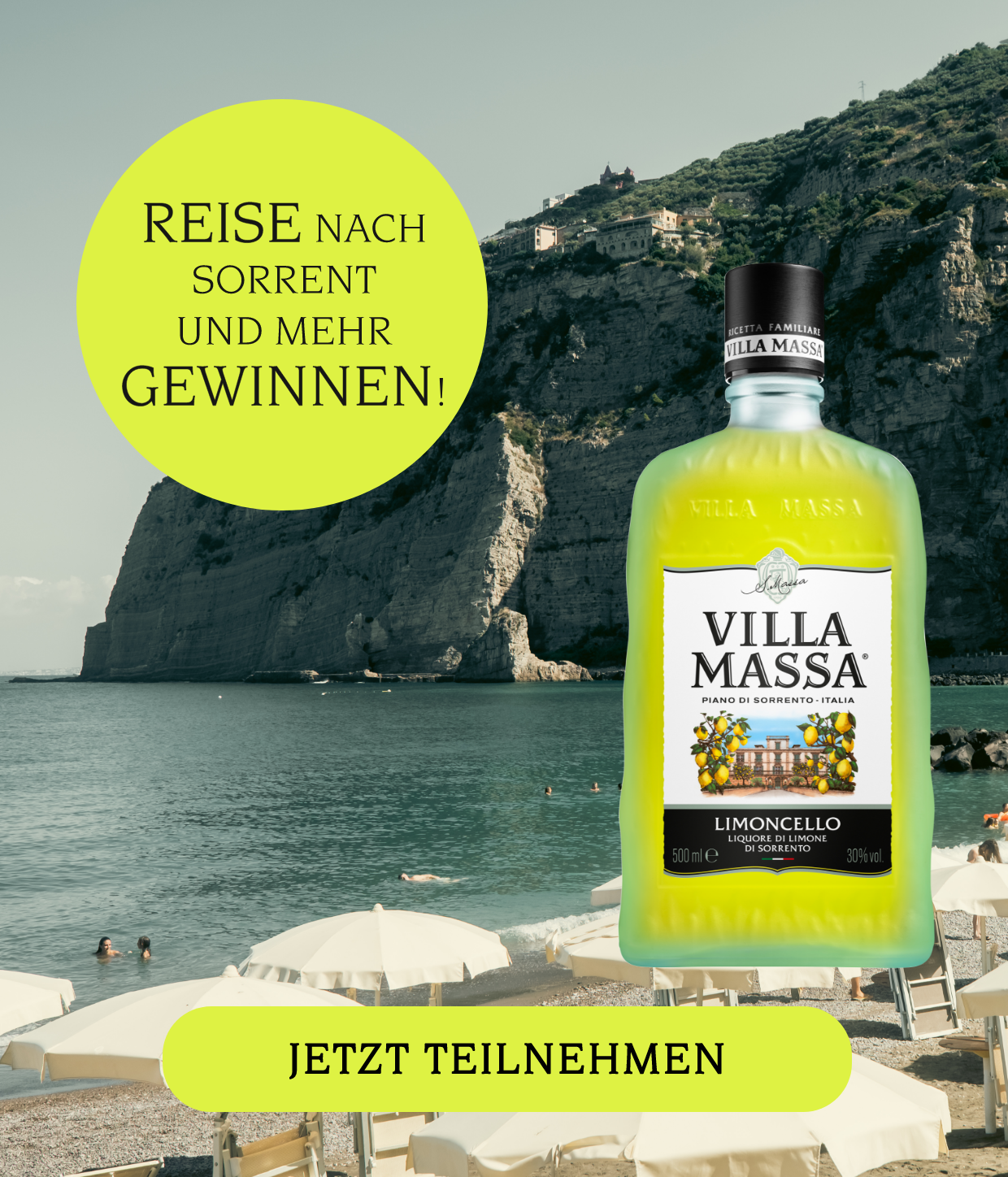 Gewinne mit Villa Massa eine Reise nach Sorrent und mehr!
